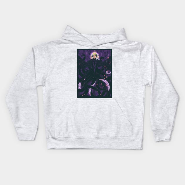 Angel of truth - FFXIV Shadowbringers, Endwalker Emet-Selch/Hades Kids Hoodie by yalitreads